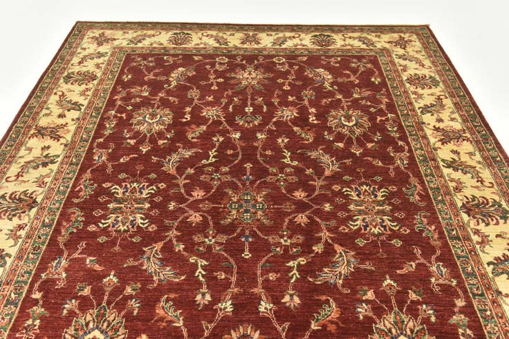 Detail image of 205cm x 305cm Hand Knotted Peshawar Ziegler Rug