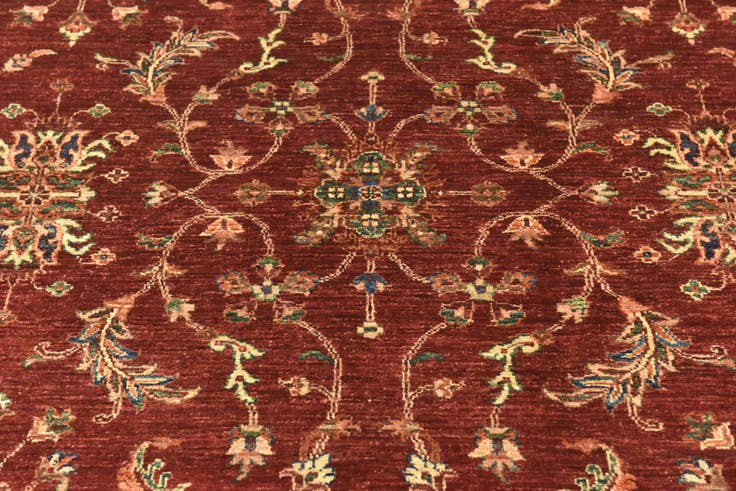 Detail image of 205cm x 305cm Hand Knotted Peshawar Ziegler Rug