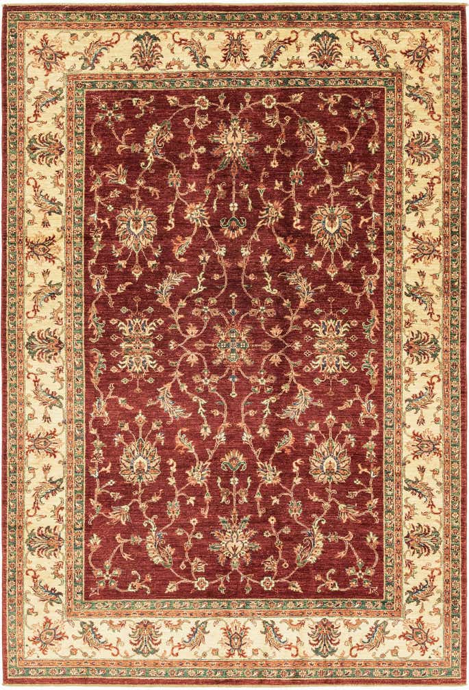205cm x 305cm Hand Knotted Peshawar Ziegler Rug
