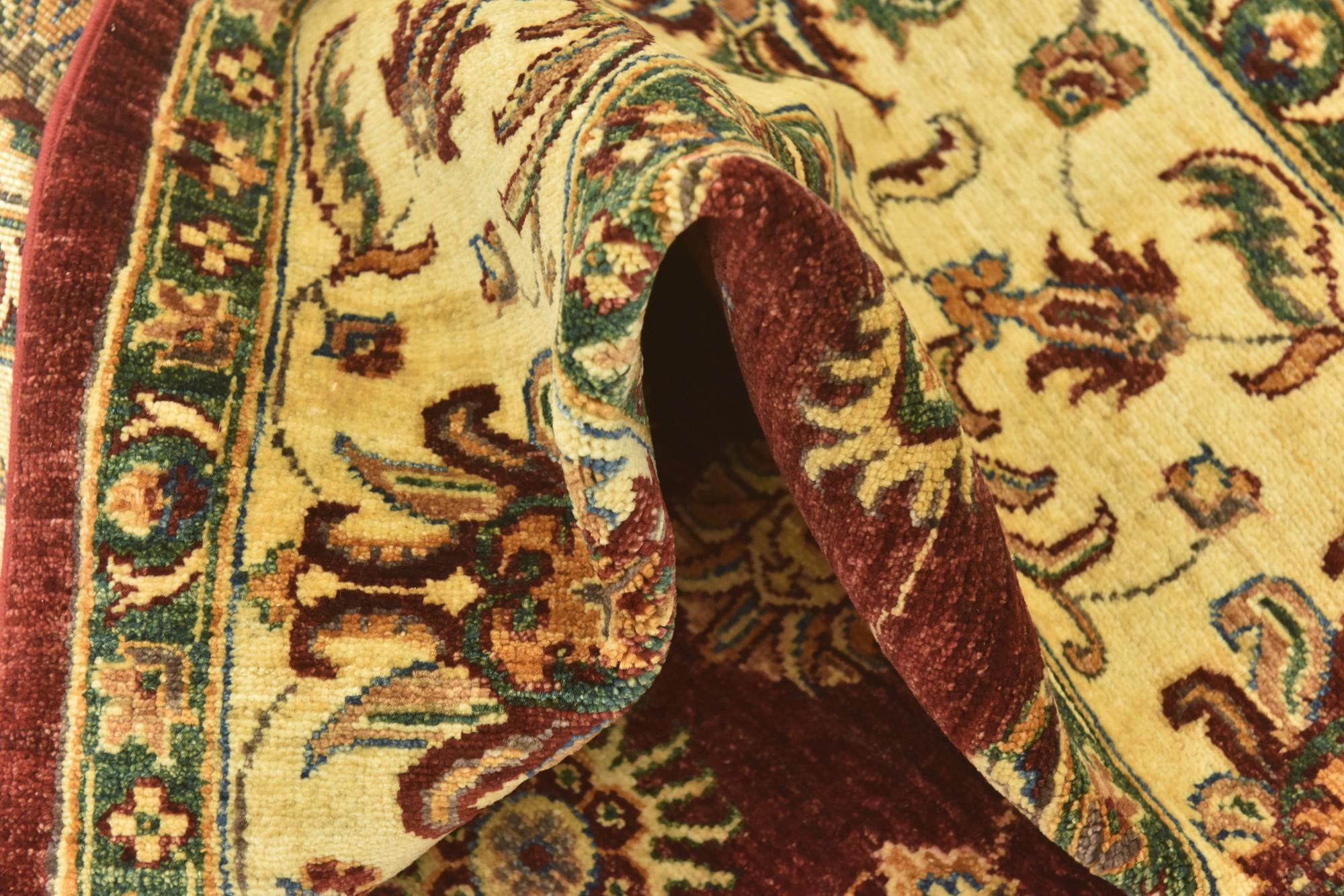 6' 10 x 10' 2 Hand Knotted Peshawar Ziegler Rug