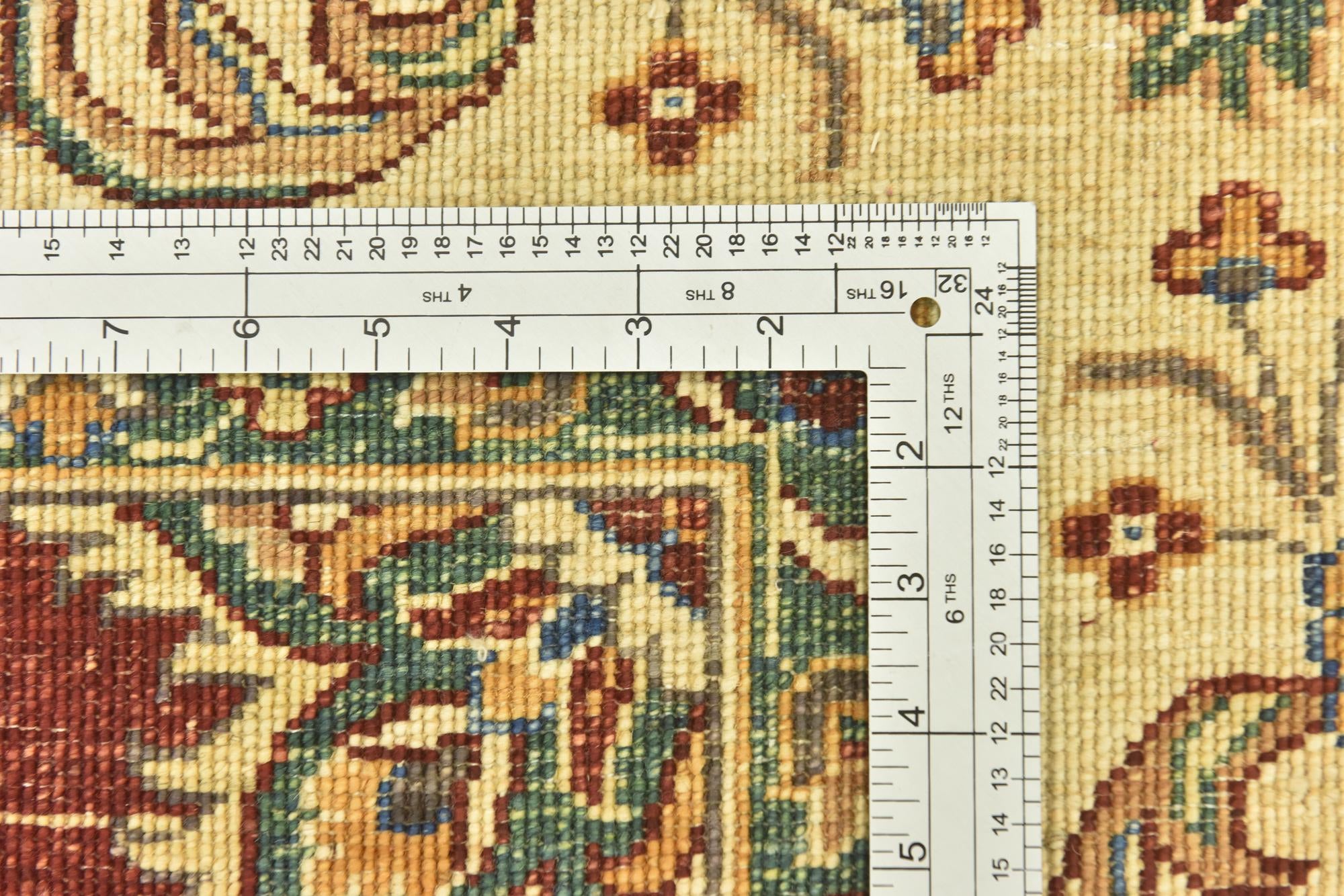 6' 10 x 10' 2 Hand Knotted Peshawar Ziegler Rug