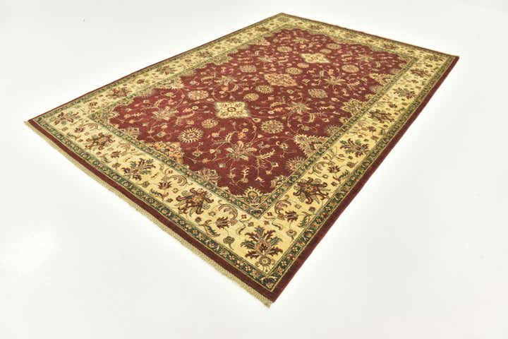 6' 10 x 10' 2 Hand Knotted Peshawar Ziegler Rug