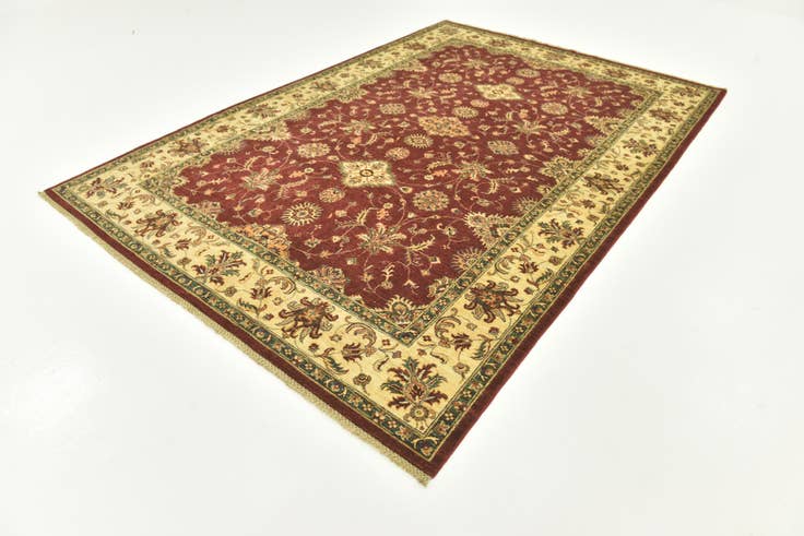 Detail image of 6' 10 x 10' 2 Hand Knotted Peshawar Ziegler Rug