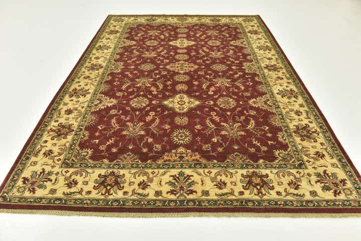 6' 10 x 10' 2 Hand Knotted Peshawar Ziegler Rug
