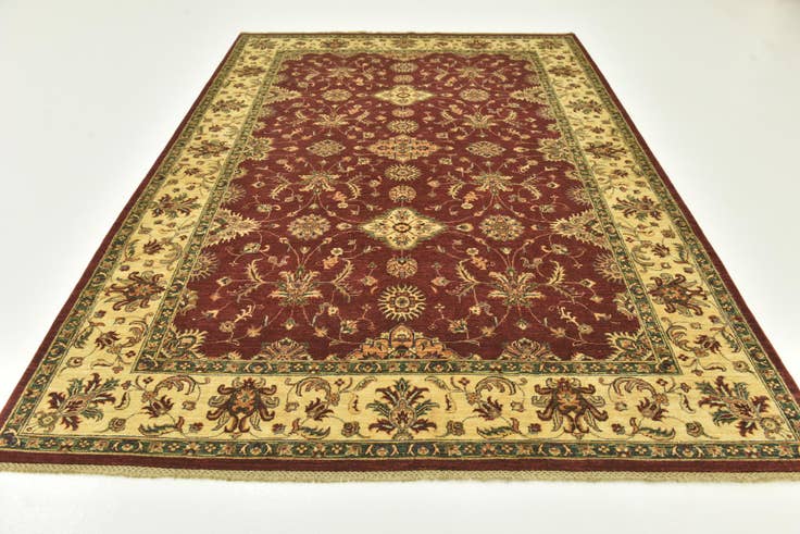 Detail image of 6' 10 x 10' 2 Hand Knotted Peshawar Ziegler Rug