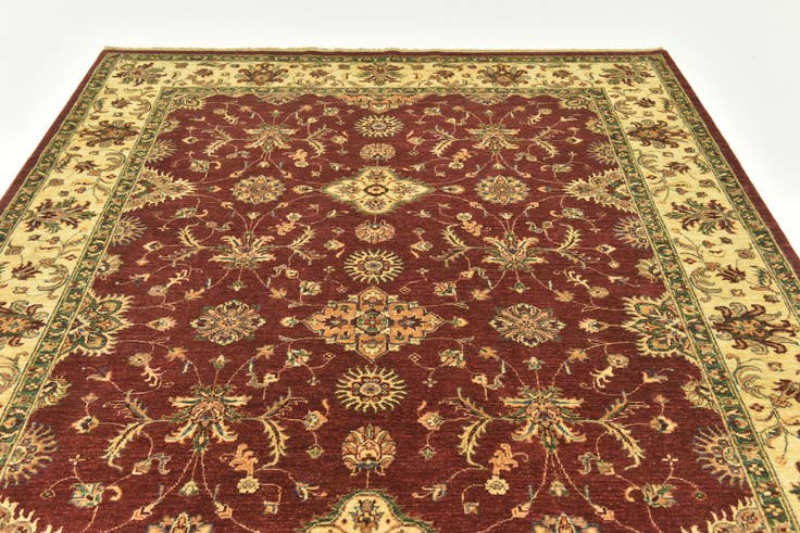 Detail image of 6' 10 x 10' 2 Hand Knotted Peshawar Ziegler Rug