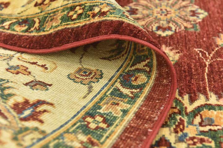 6' 10 x 10' 2 Hand Knotted Peshawar Ziegler Rug