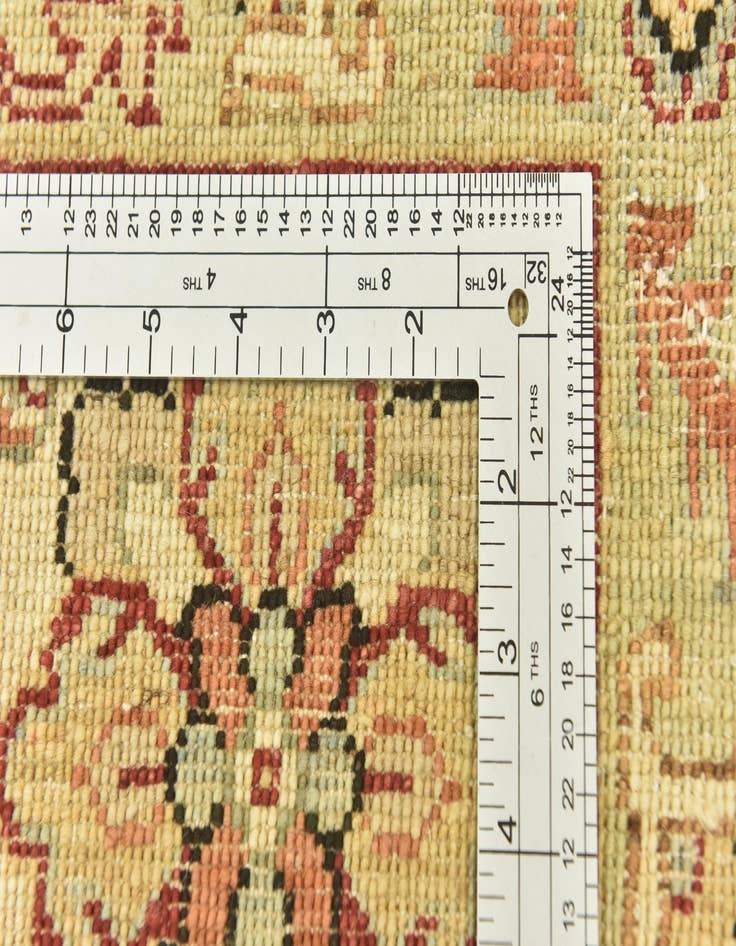 Detail image of 5' 8 x 9' 2  Hand Knotted Peshawar Ziegler Rug