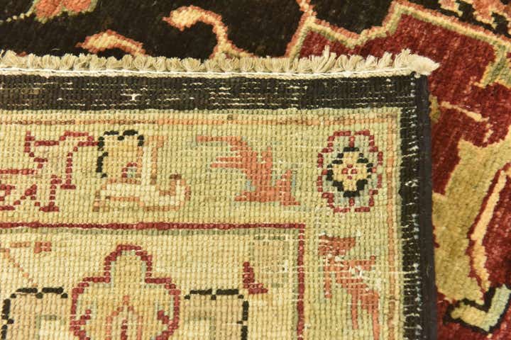 5' 8 x 9' 2 Hand Knotted Peshawar Ziegler Rug