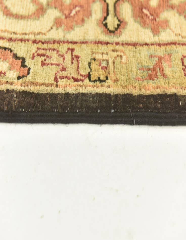 Detail image of 5' 8 x 9' 2  Hand Knotted Peshawar Ziegler Rug