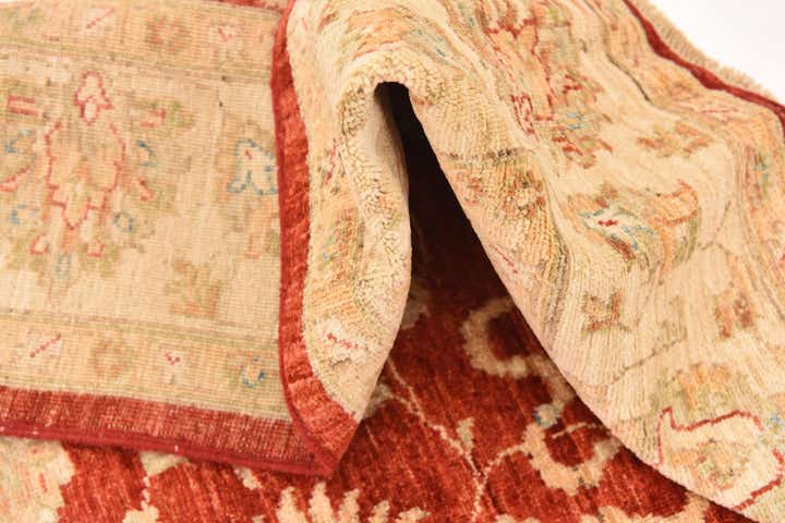 5' 9 x 7' 10 Hand Knotted Peshawar Ziegler Rug