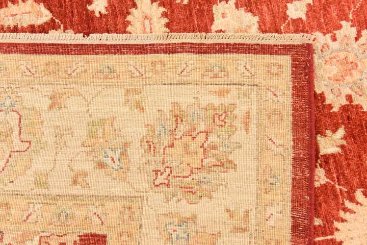 5' 9 x 7' 10 Hand Knotted Peshawar Ziegler Rug