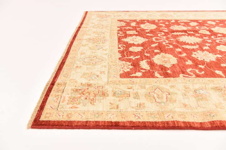 5' 9 x 7' 10 Hand Knotted Peshawar Ziegler Rug