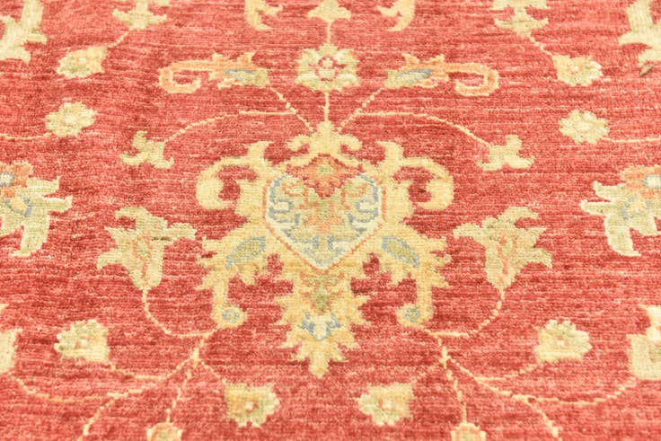 Detail image of 6' 8 x 9' 1 Hand Knotted Peshawar Ziegler Rug