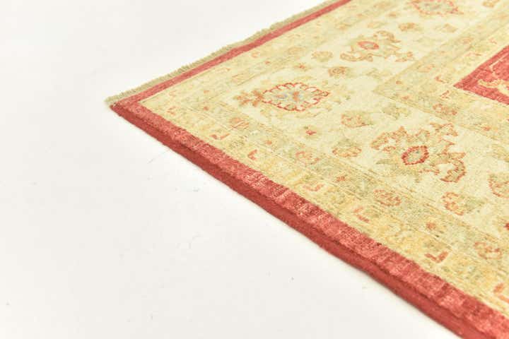 6' 8 x 9' 1 Hand Knotted Peshawar Ziegler Rug