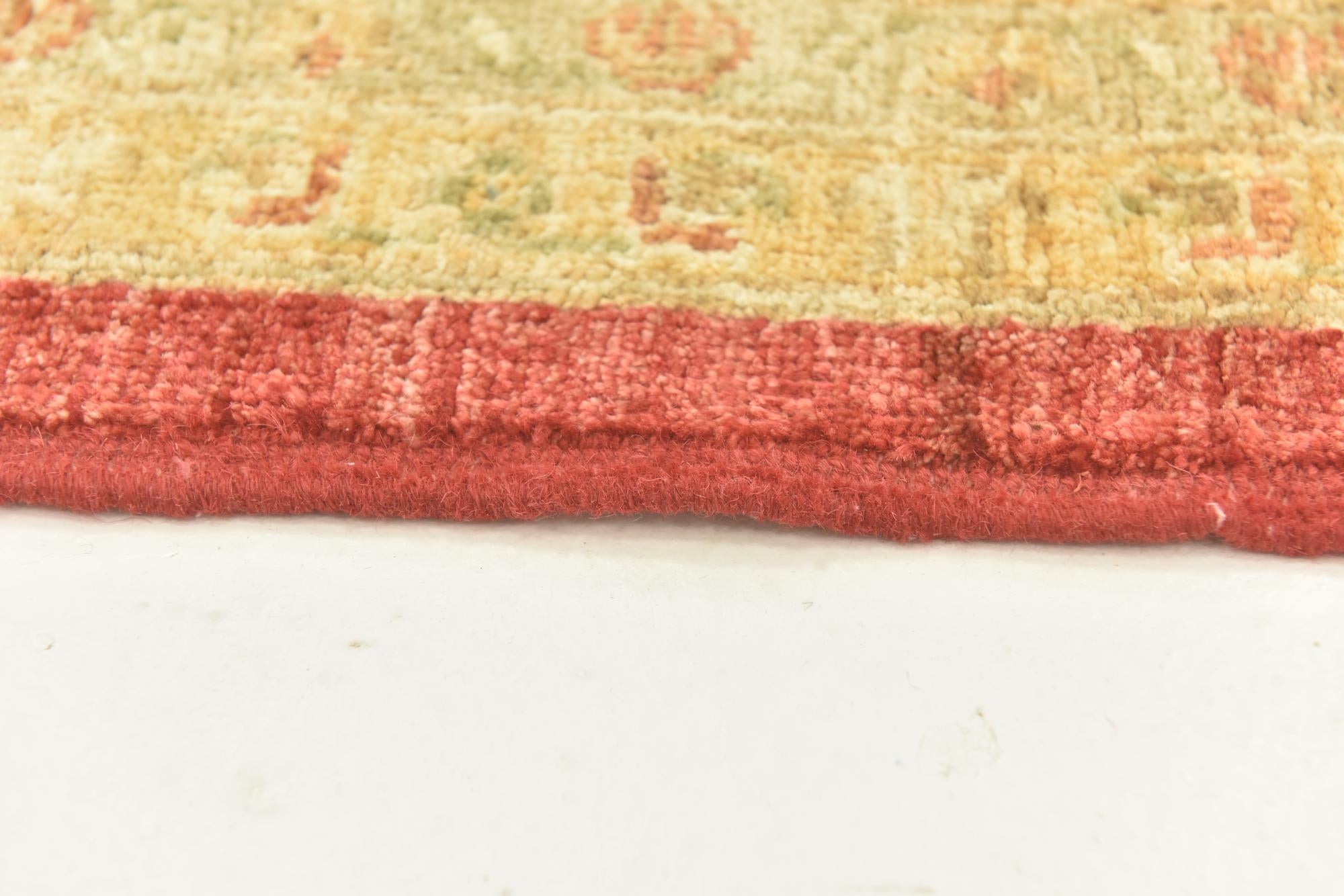 6' 8 x 9' 1 Hand Knotted Peshawar Ziegler Rug