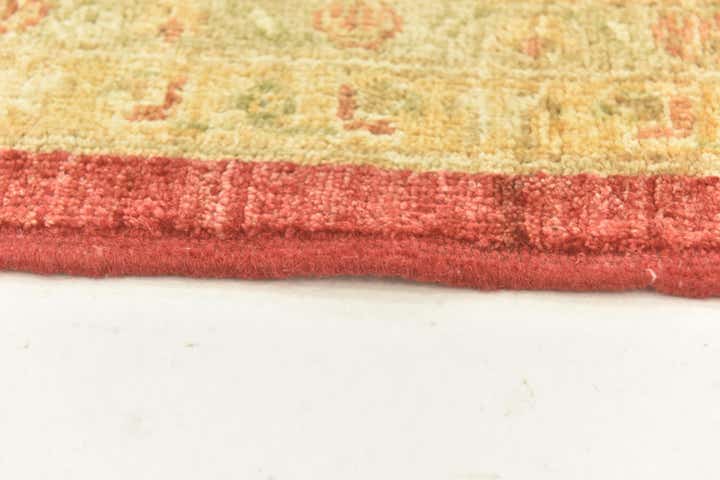 6' 8 x 9' 1 Hand Knotted Peshawar Ziegler Rug