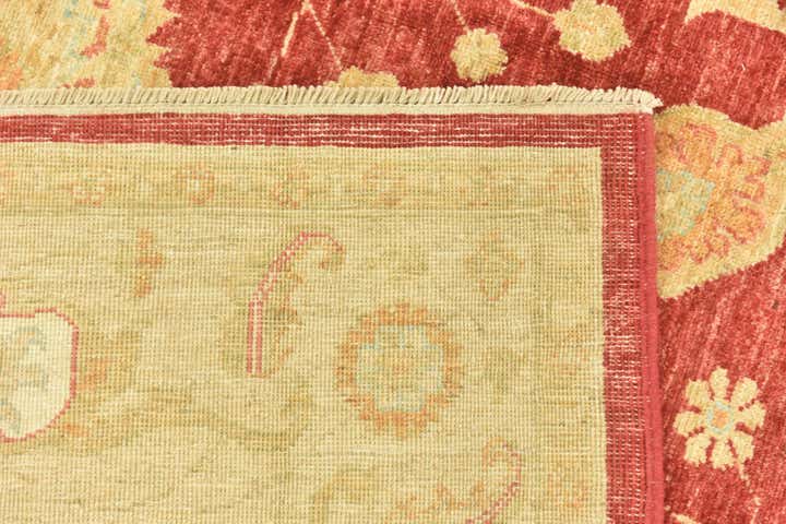 6' 7 x 9' 7 Hand Knotted Peshawar Ziegler Rug