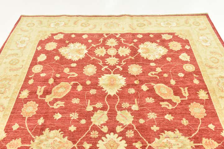 6' 7 x 9' 7 Hand Knotted Peshawar Ziegler Rug