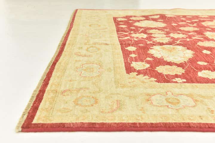 6' 7 x 9' 7 Hand Knotted Peshawar Ziegler Rug