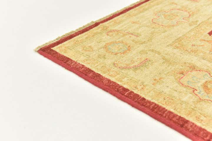 6' 7 x 9' 7 Hand Knotted Peshawar Ziegler Rug