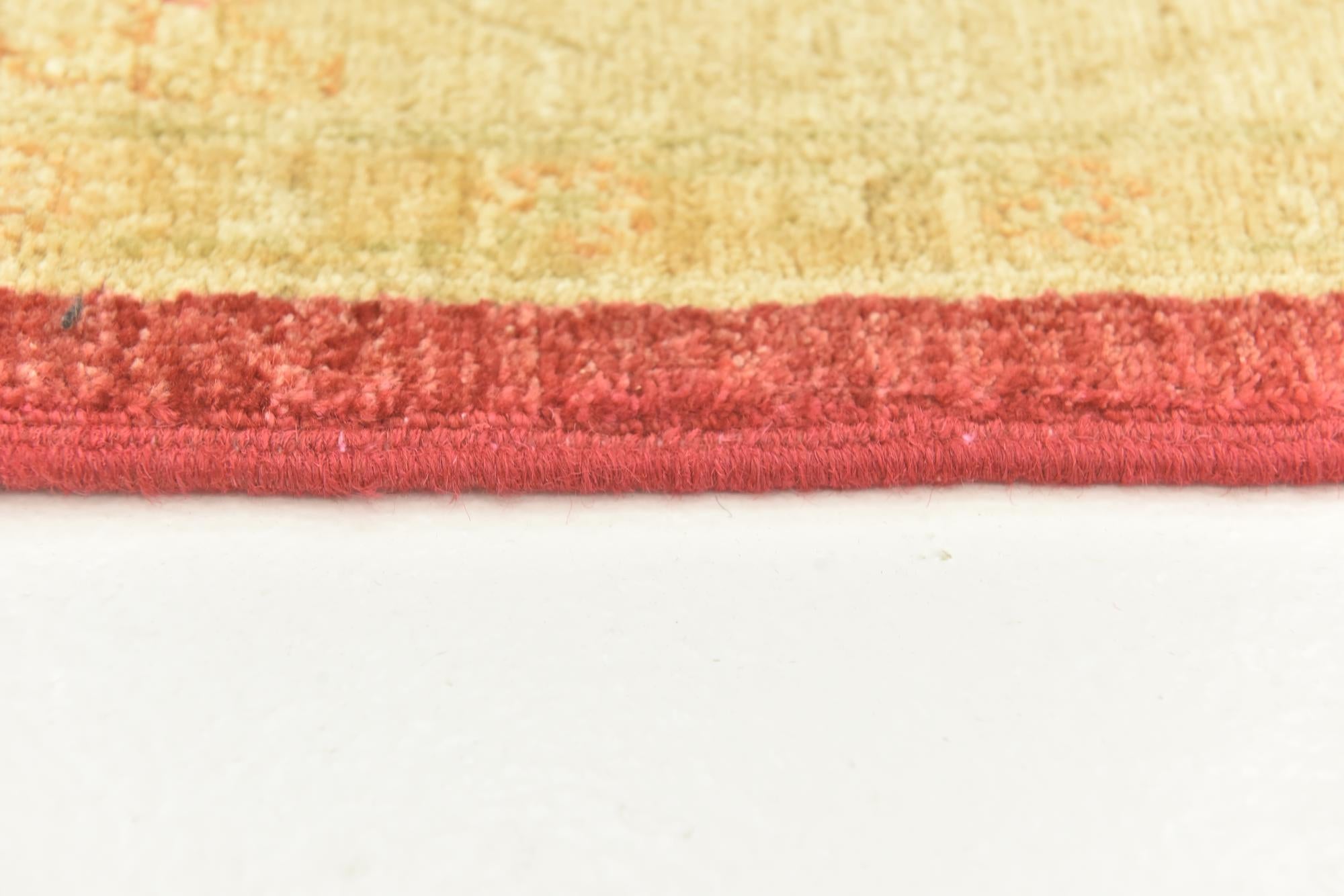 6' 7 x 9' 7 Hand Knotted Peshawar Ziegler Rug