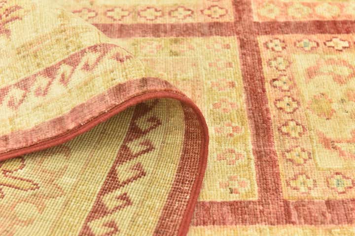 6' 9 x 9' 3 Hand Knotted Peshawar Ziegler Rug