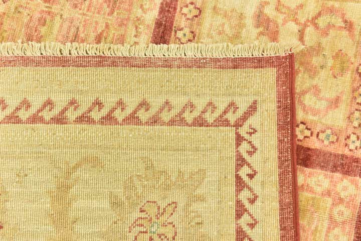 6' 9 x 9' 3 Hand Knotted Peshawar Ziegler Rug