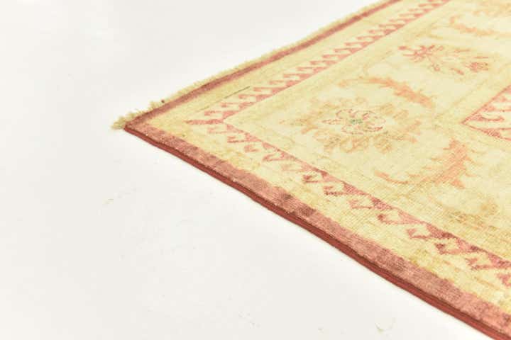 6' 9 x 9' 3 Hand Knotted Peshawar Ziegler Rug