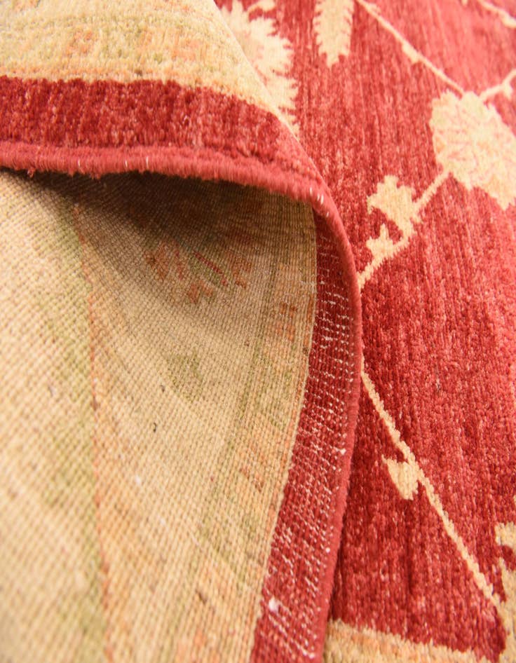 Detail image of 5' 8 x 7' 10  Hand Knotted Peshawar Ziegler Rug