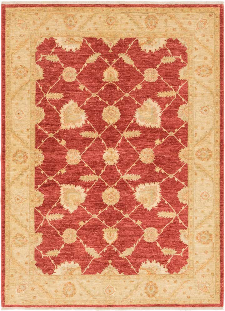 5' 8 x 7' 10 Hand Knotted Peshawar Ziegler Rug