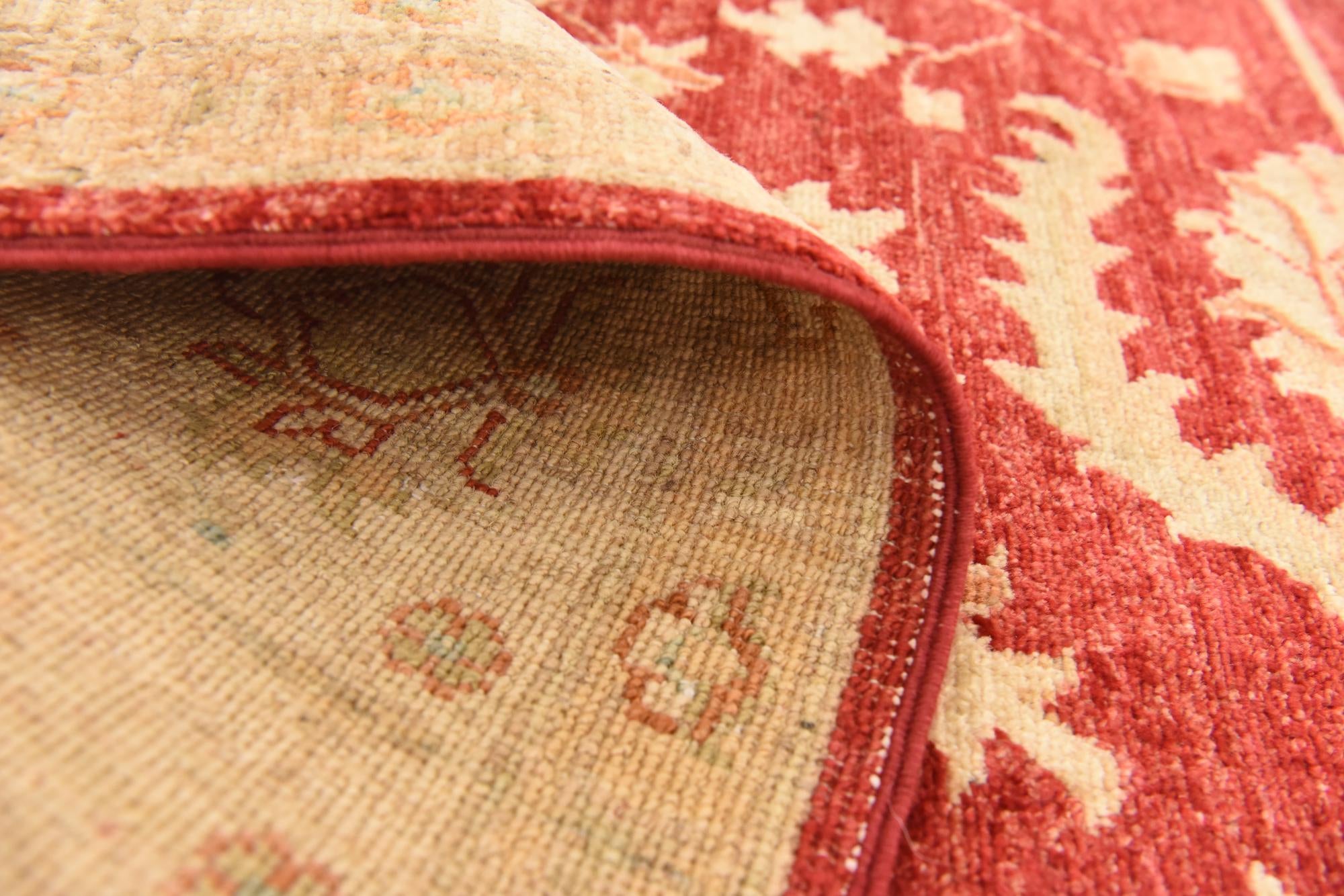 5' 8 x 7' 9 Hand Knotted Peshawar Ziegler Rug