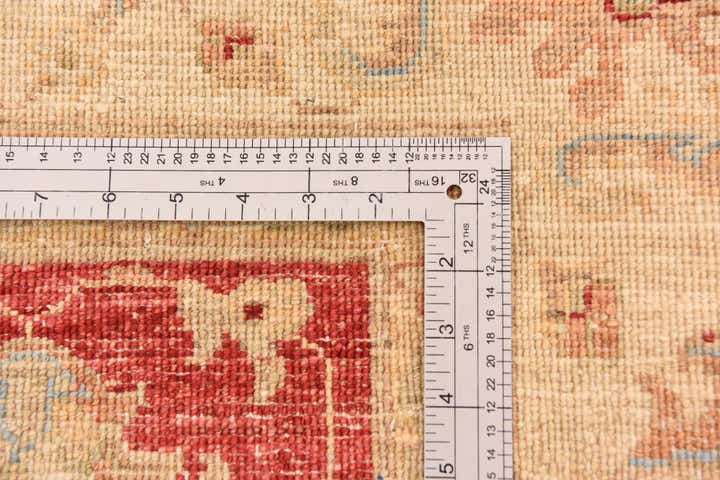 5' 11 x 7' 11 Hand Knotted Peshawar Ziegler Rug