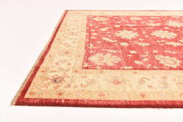 5' 11 x 7' 11 Hand Knotted Peshawar Ziegler Rug