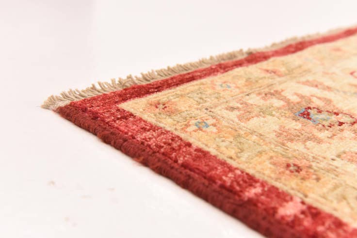 Detail image of 5' 11 x 7' 11 Hand Knotted Peshawar Ziegler Rug