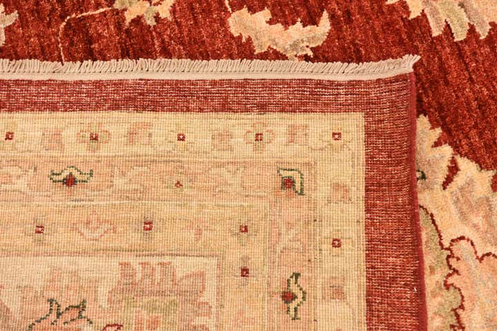 13' x 17' 7 Hand Knotted Peshawar Ziegler Rug