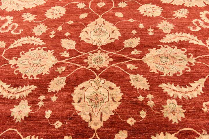 13' x 17' 7 Hand Knotted Peshawar Ziegler Rug