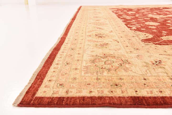 13' x 17' 7 Hand Knotted Peshawar Ziegler Rug