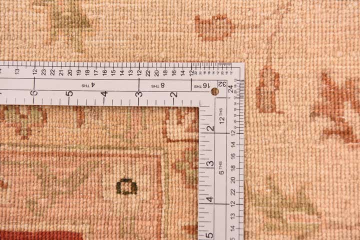 9' 11 x 12' 11 Hand Knotted Peshawar Ziegler Rug