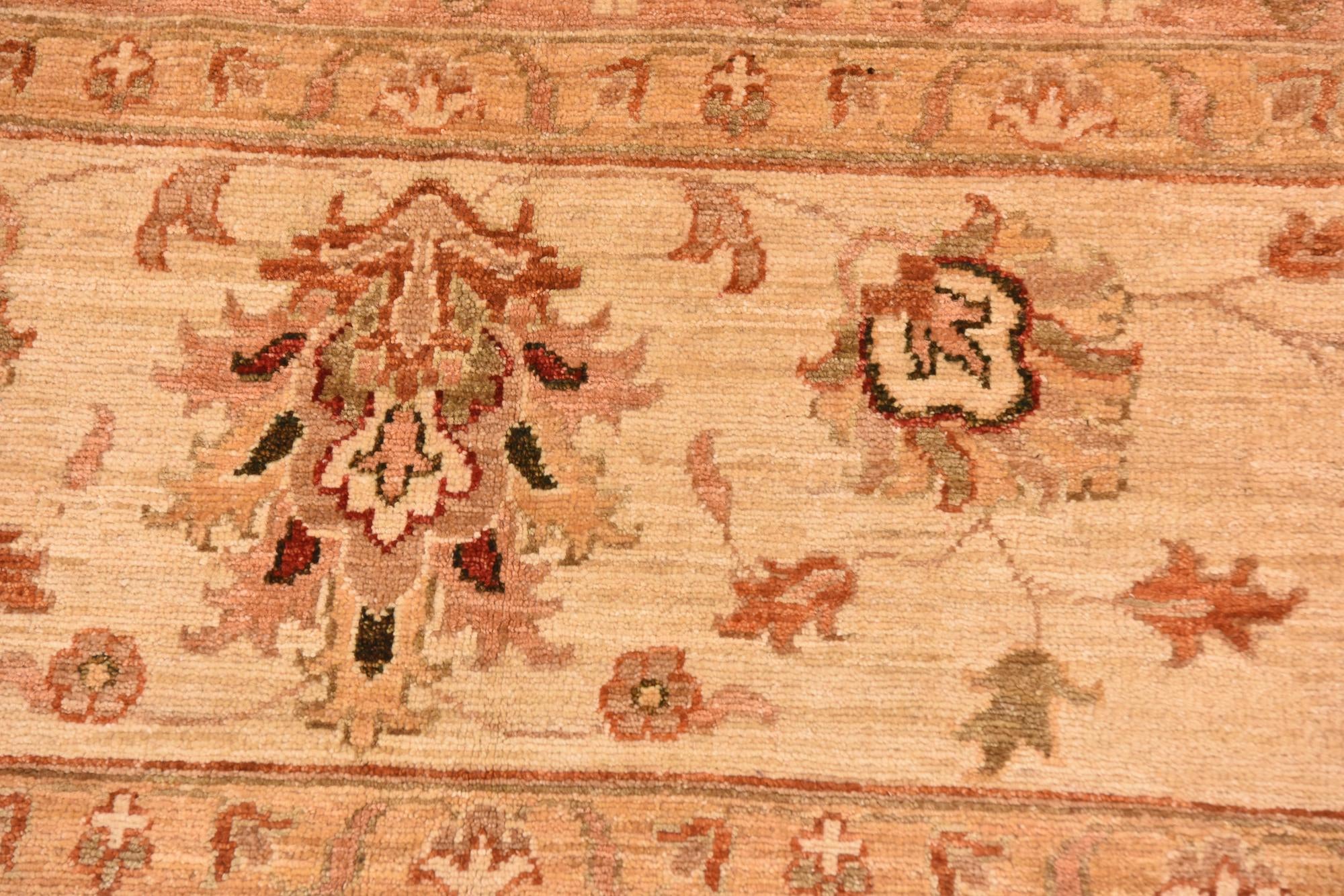 9' 11 x 12' 11 Hand Knotted Peshawar Ziegler Rug