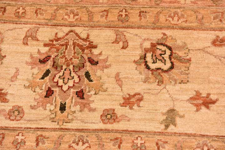 9' 11 x 12' 11 Hand Knotted Peshawar Ziegler Rug