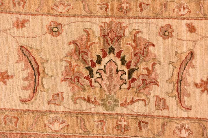 9' 11 x 12' 11 Hand Knotted Peshawar Ziegler Rug