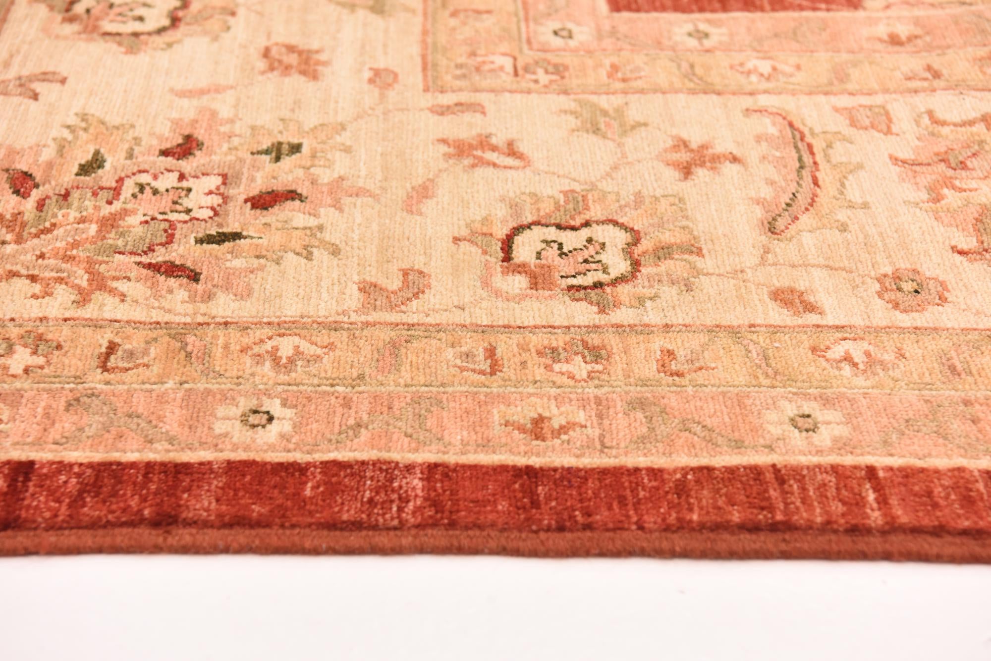 9' 11 x 12' 11 Hand Knotted Peshawar Ziegler Rug