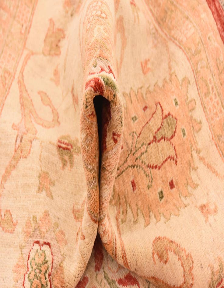 Detail image of 9' 10 x 13' 1  Hand Knotted Peshawar Ziegler Rug