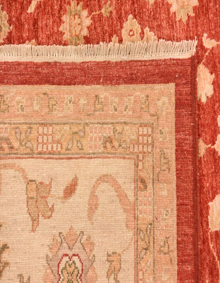 Detail image of 9' 10 x 13' 1  Hand Knotted Peshawar Ziegler Rug