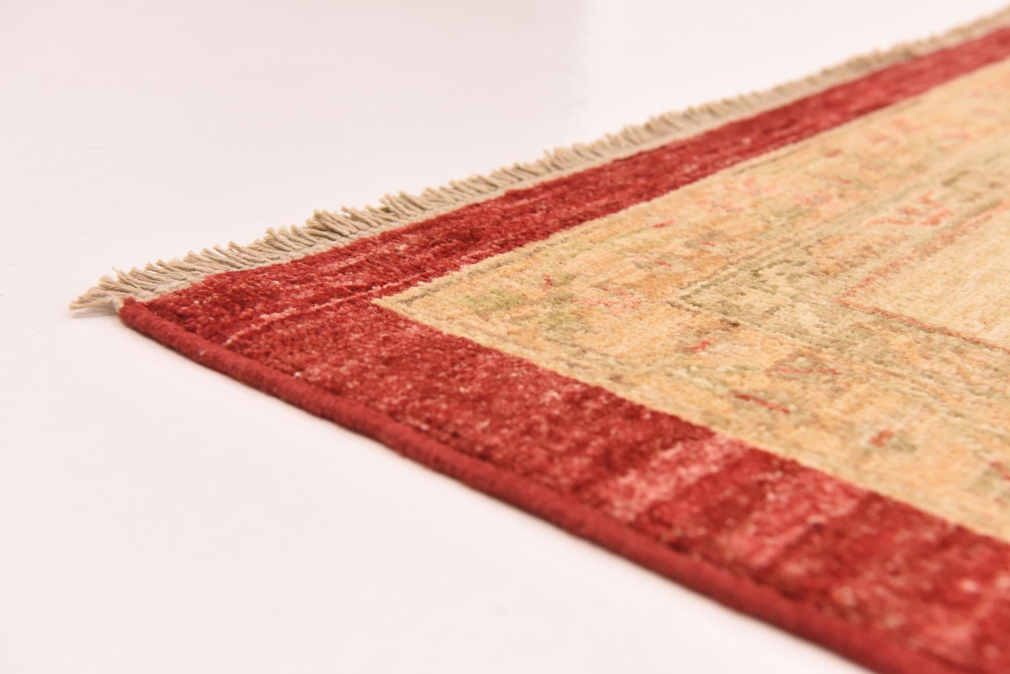 10' x 13' Hand Knotted Peshawar Ziegler Rug