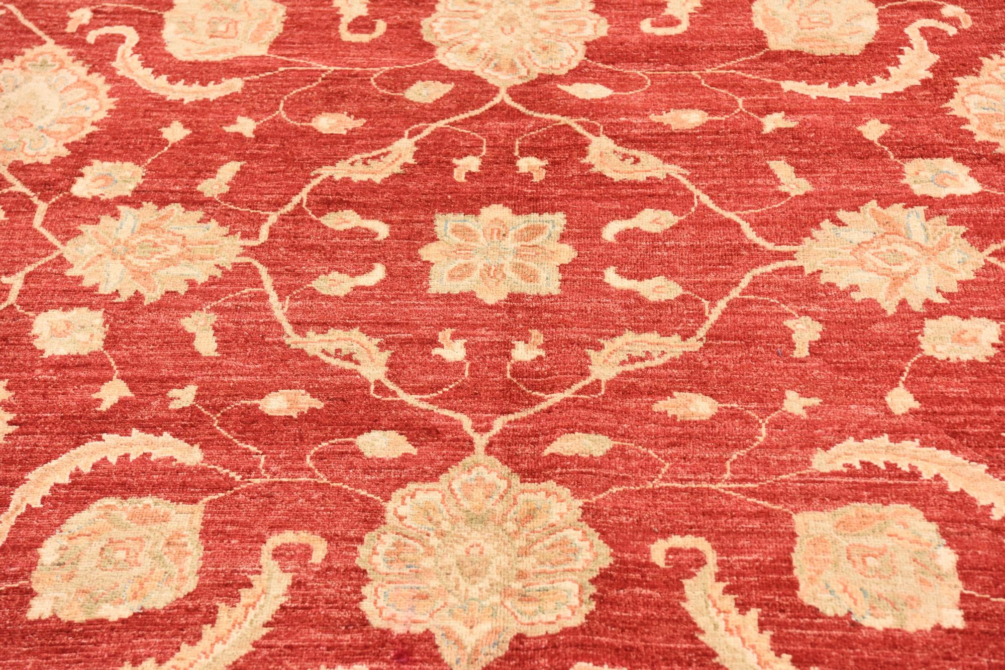 10' x 13' Hand Knotted Peshawar Ziegler Rug