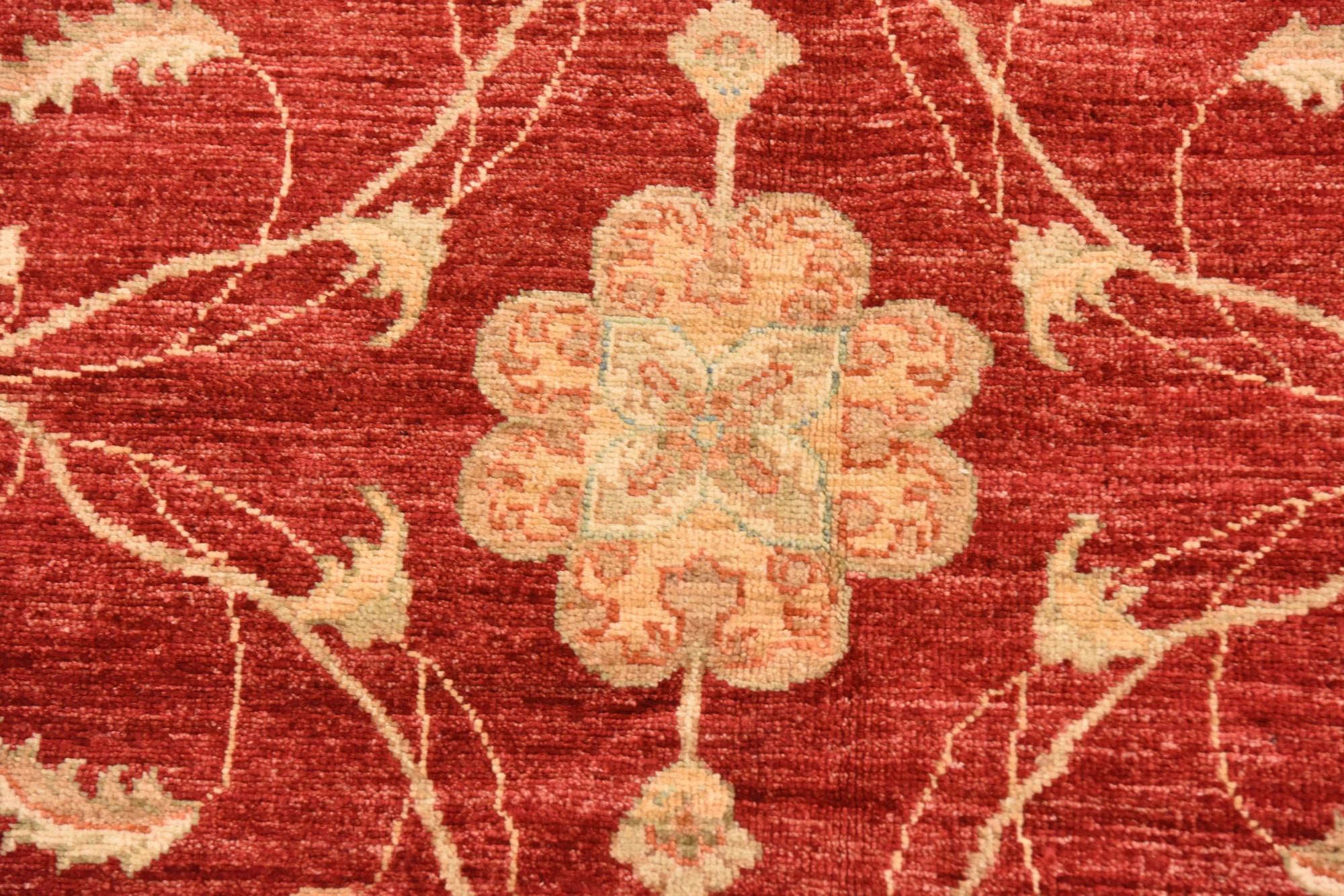 10' x 13' Hand Knotted Peshawar Ziegler Rug