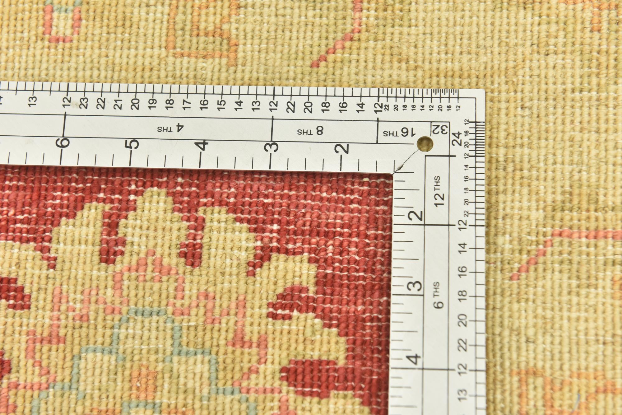 3' 4 x 5' Hand Knotted Peshawar Ziegler Rug