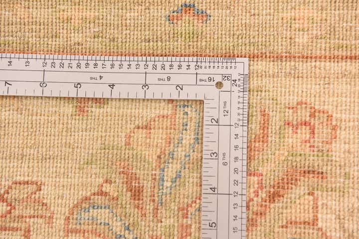 8' 3 x 9' 9 Hand Knotted Peshawar Ziegler Rug